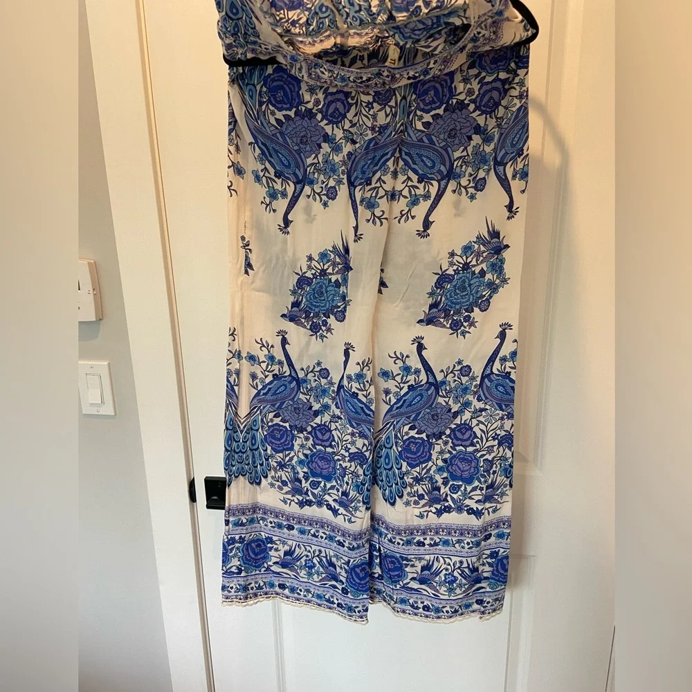 Spell Designs Hotel Paradiso Jumpsuit in Bluebird Size Small - Picture 11 of 15